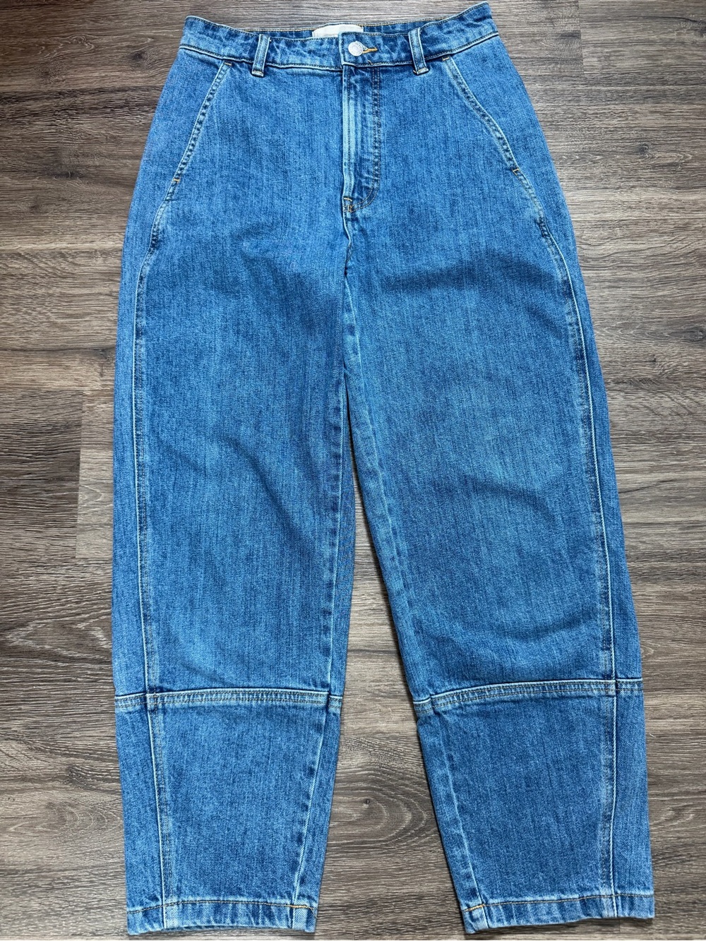 Everlane Utility Barrel Jeans Size 27 Regular Blue High Rise Cropped